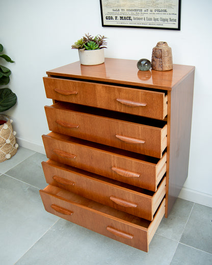 Mid Century Tallboy / Chest of Drawers