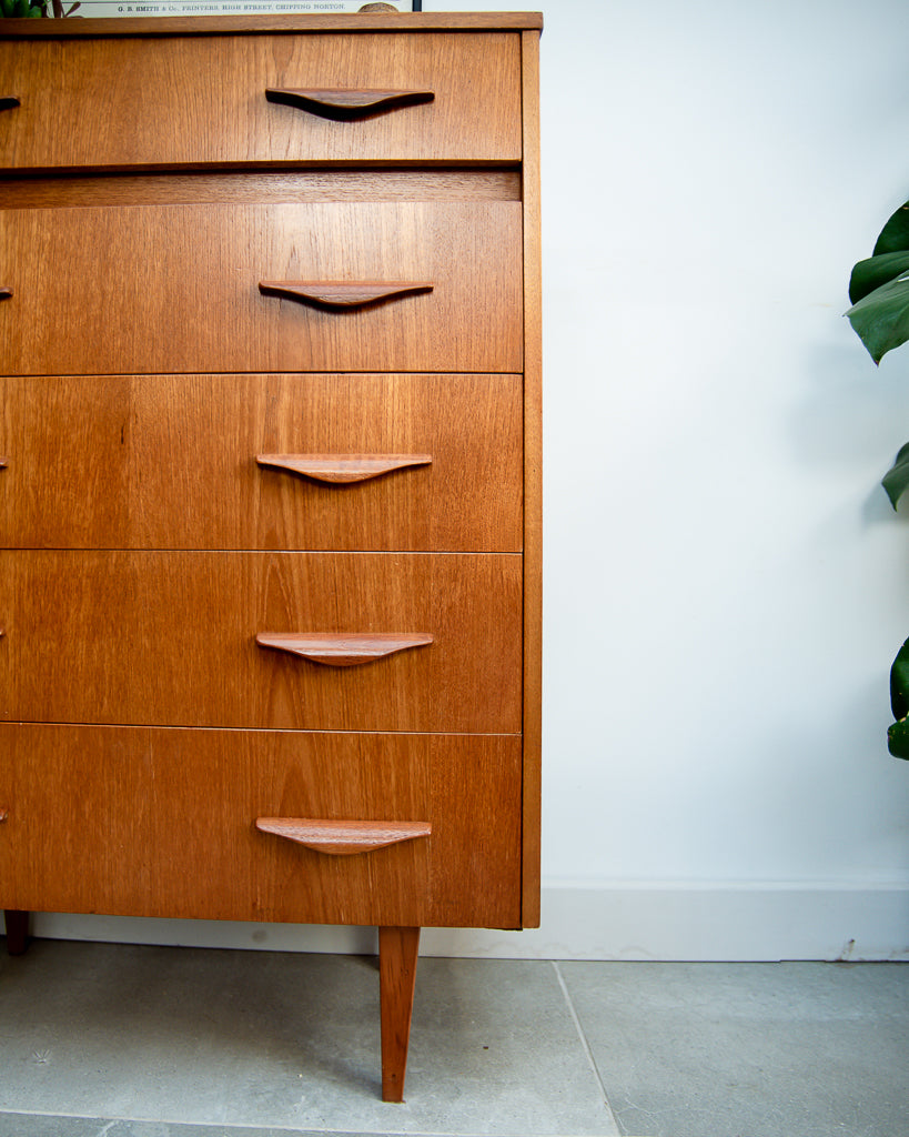 Mid Century Tallboy / Chest of Drawers
