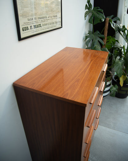 Mid Century Tallboy / Chest of Drawers