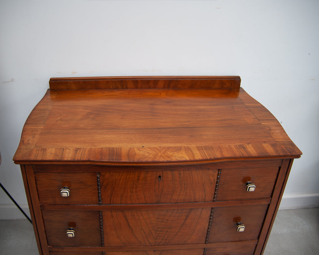 Deco / Edwardian Walnut Chest of Drawers