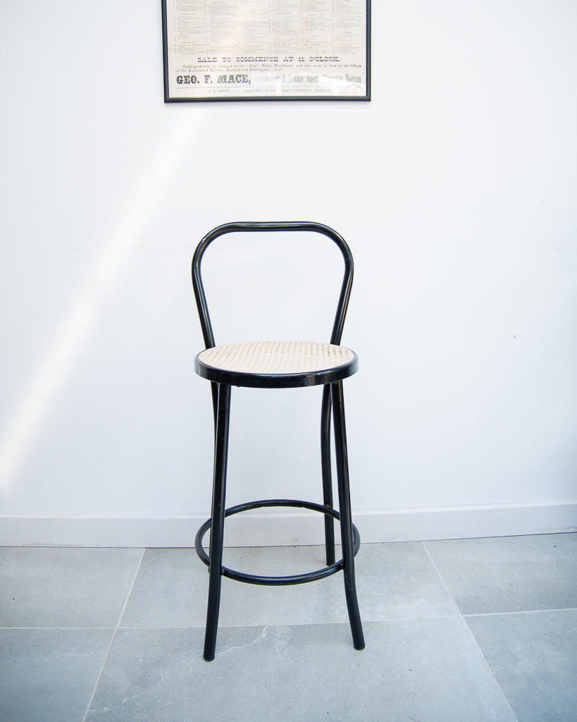 Retro Thonet Style Cafe Bar Stools (Pair)