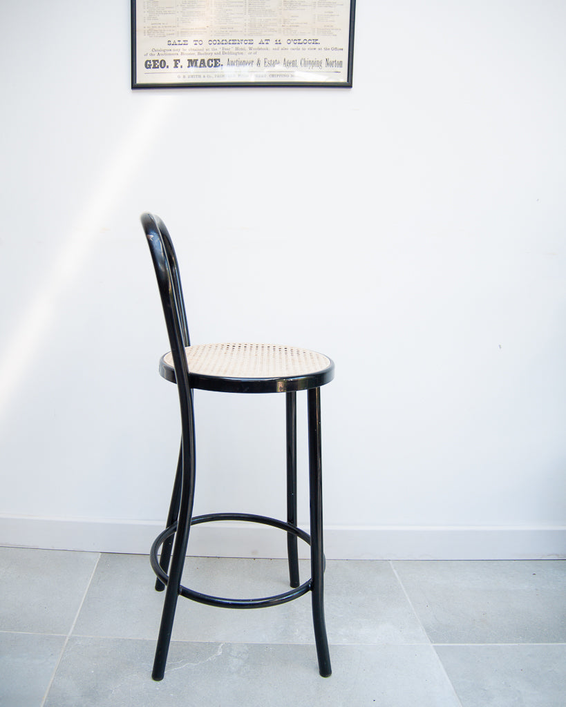 Retro Thonet Style Cafe Bar Stools (Pair)