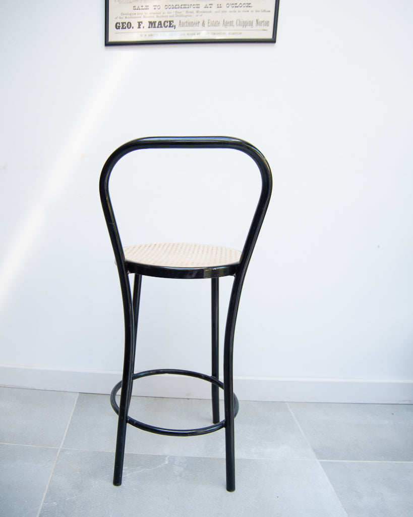 Retro Thonet Style Cafe Bar Stools (Pair)