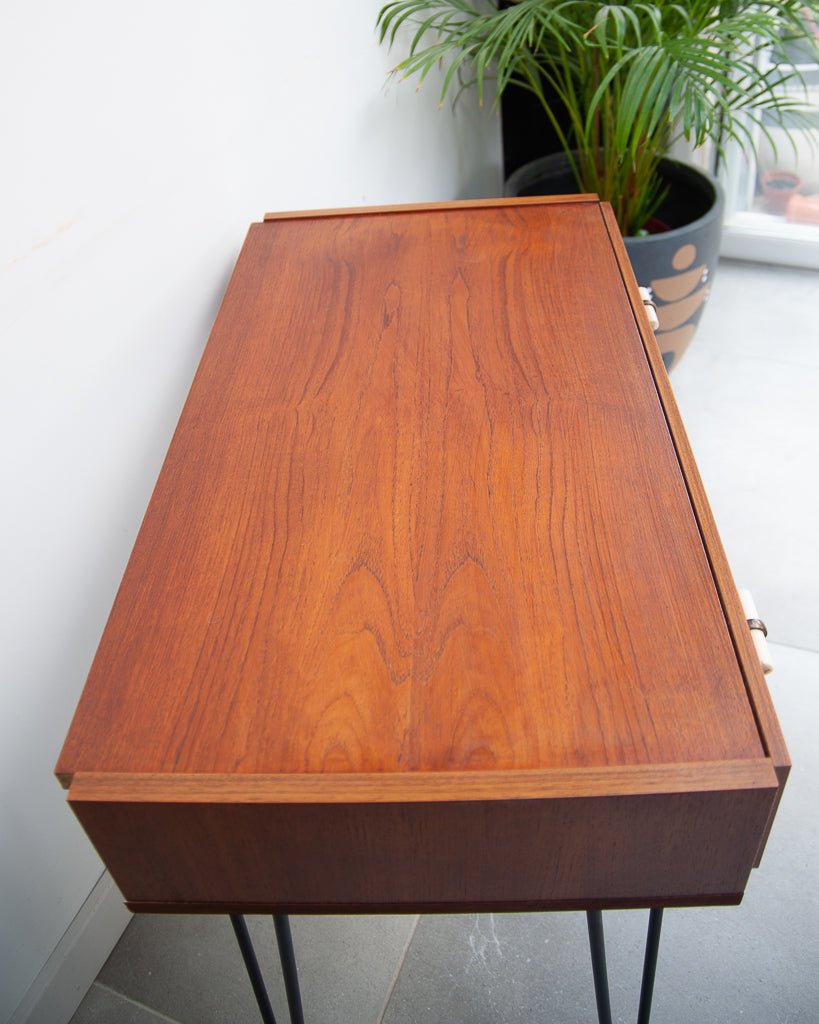 Mid Century Teak Console / Desk / Dressing Table