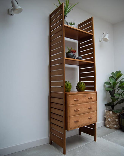 Mid Century Ladderax Teak Bookcase