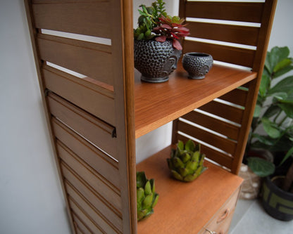 Mid Century Ladderax Teak Bookcase