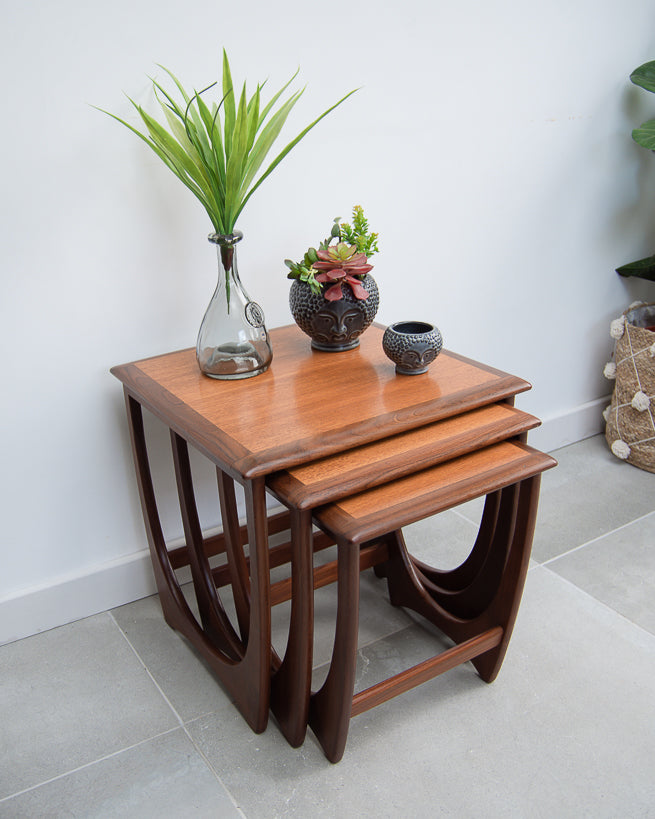 Mid Century Teak Astro Nesting Table