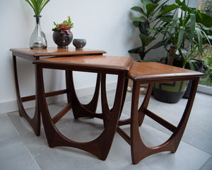 Mid Century Teak Astro Nesting Table