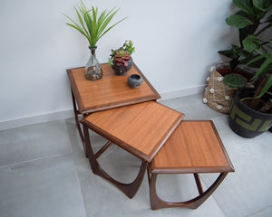 Mid Century Teak Astro Nesting Table