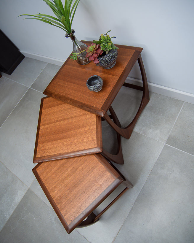 Mid Century Teak Astro Nesting Table