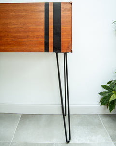 Mid Century Teak Tapley Desk Cocktail Cabinet