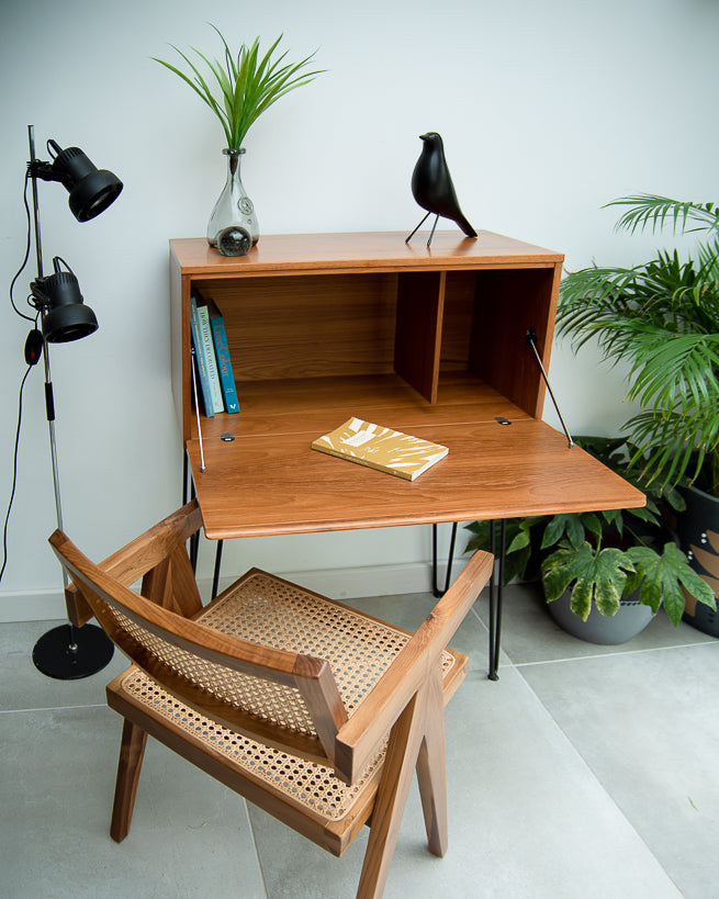 Mid Century Teak Desk / Cocktail Cabinet
