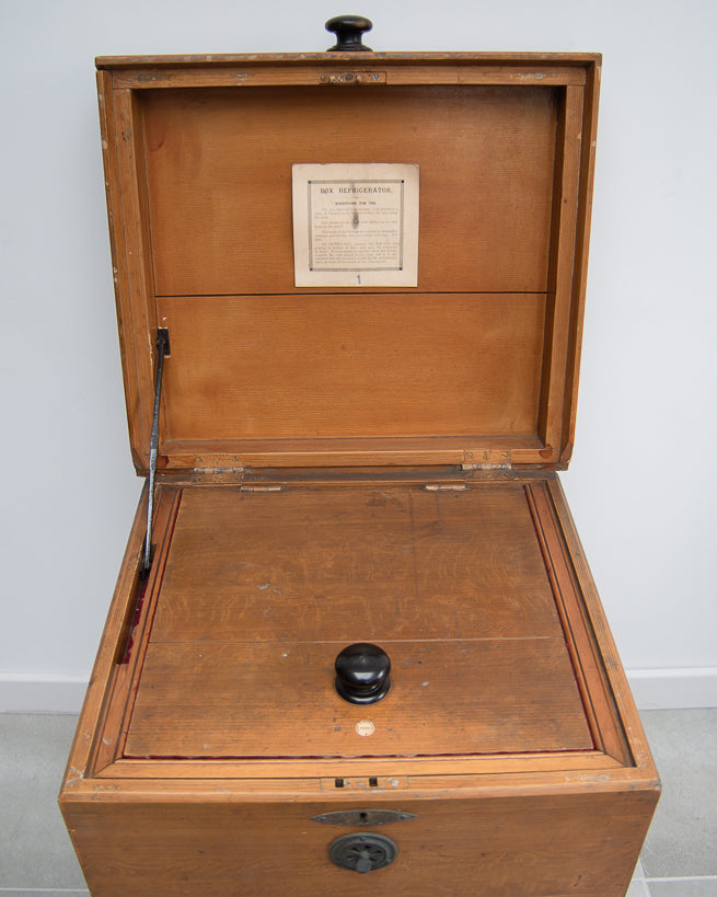 Victorian Campaign Furniture Box Refrigerator Amy & Navy CSL