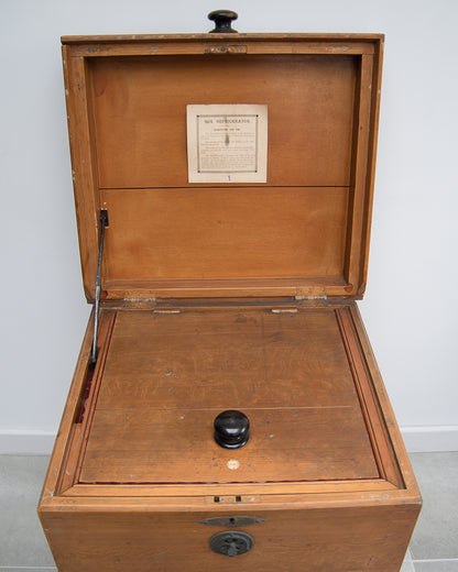 Victorian Campaign Furniture Box Refrigerator Amy & Navy CSL