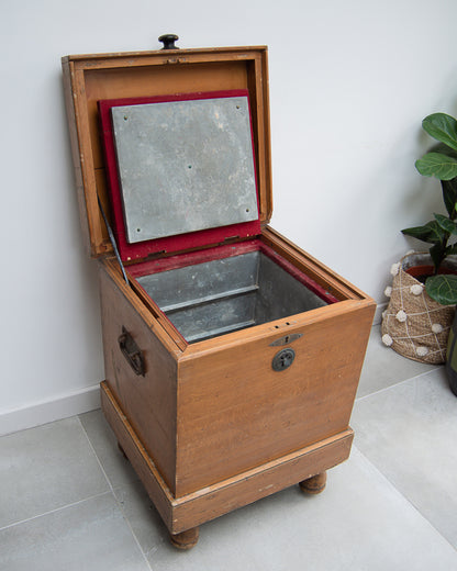 Victorian Campaign Furniture Box Refrigerator Amy & Navy CSL