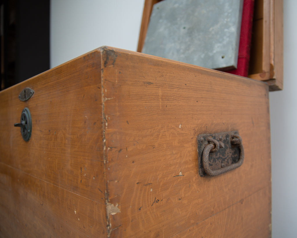 Victorian Campaign Furniture Box Refrigerator Amy & Navy CSL