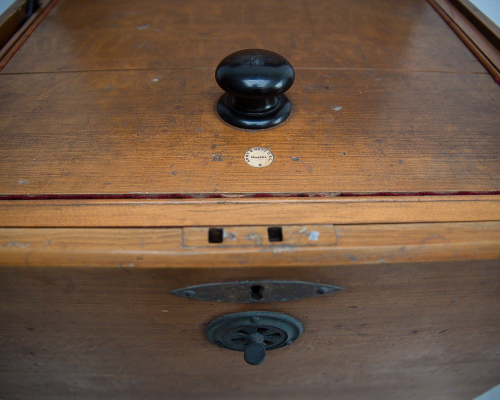 Victorian Campaign Furniture Box Refrigerator Amy & Navy CSL