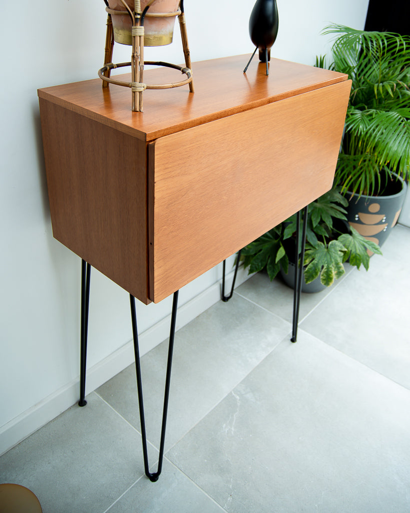 Mid Century Teak Desk / Cocktail Cabinet