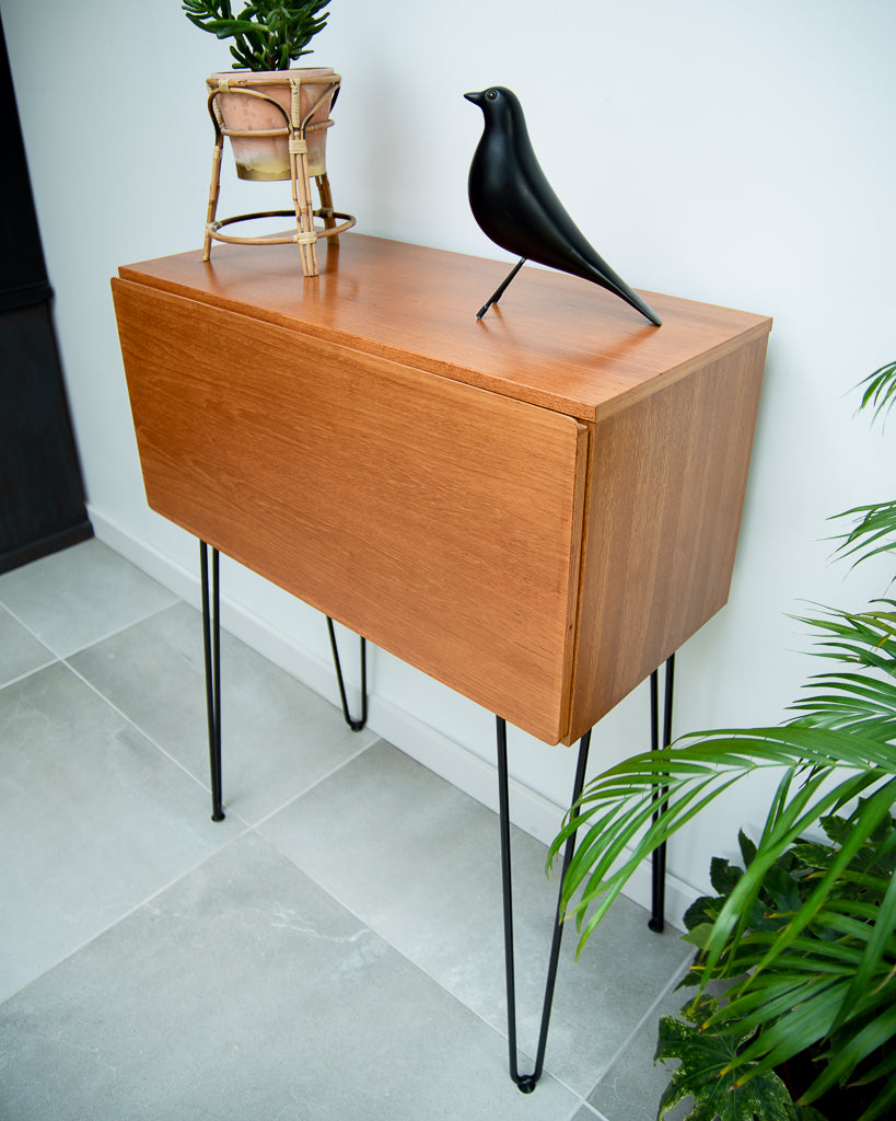 Mid Century Teak Desk / Cocktail Cabinet