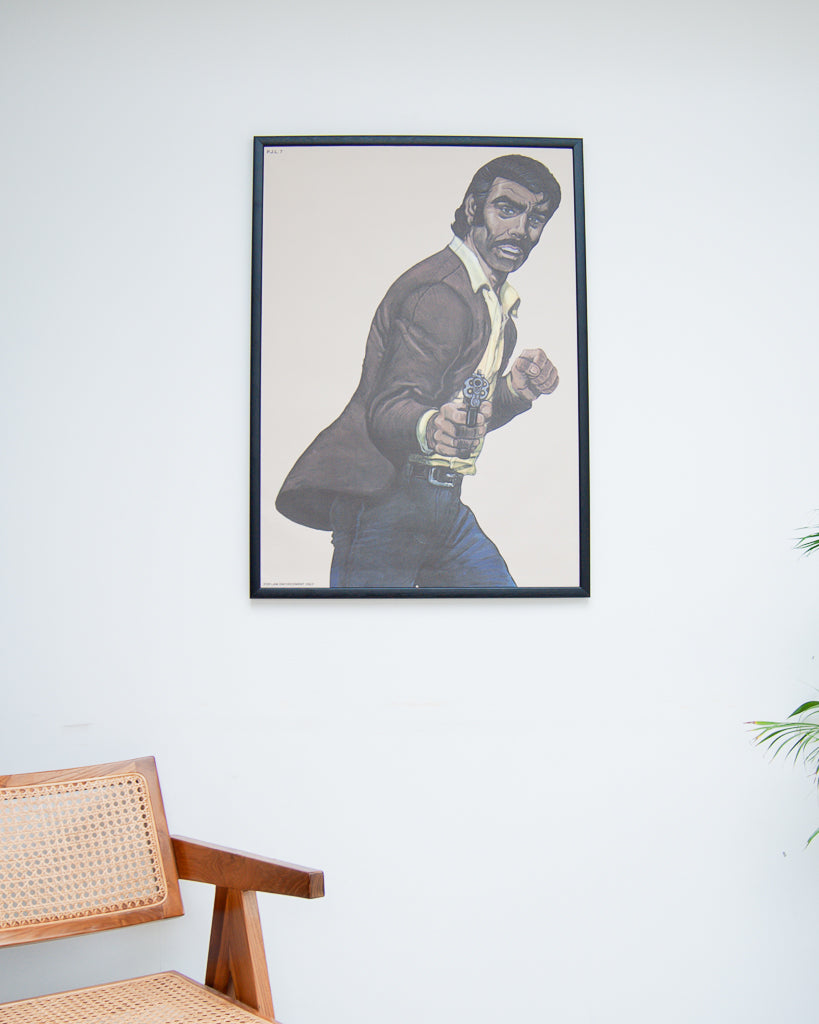 Law Enforcement Shooting Gallery Poster & Frame (PJL07)