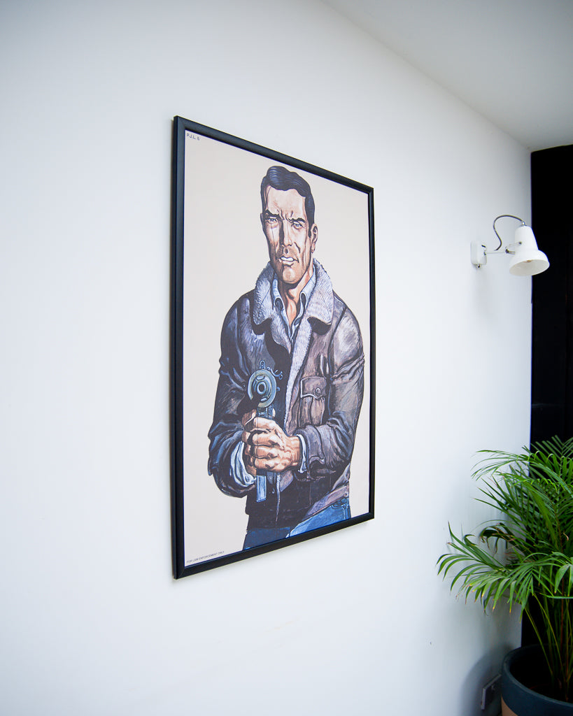 Law Enforcement Shooting Gallery Poster & Frame (PJL06)