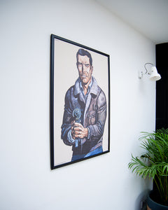 Law Enforcement Shooting Gallery Poster & Frame (PJL06)