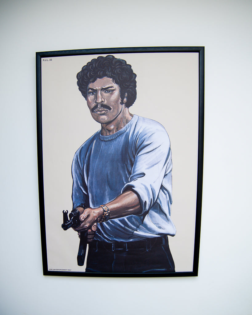 Law Enforcement Shooting Gallery Poster & Frame (PJL022)