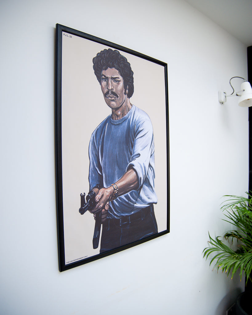 Law Enforcement Shooting Gallery Poster & Frame (PJL022)