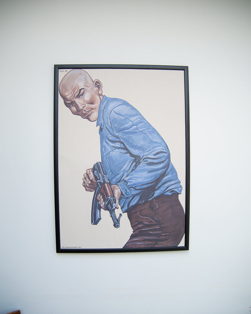 Law Enforcement Shooting Gallery Poster & Frame (PJL020)