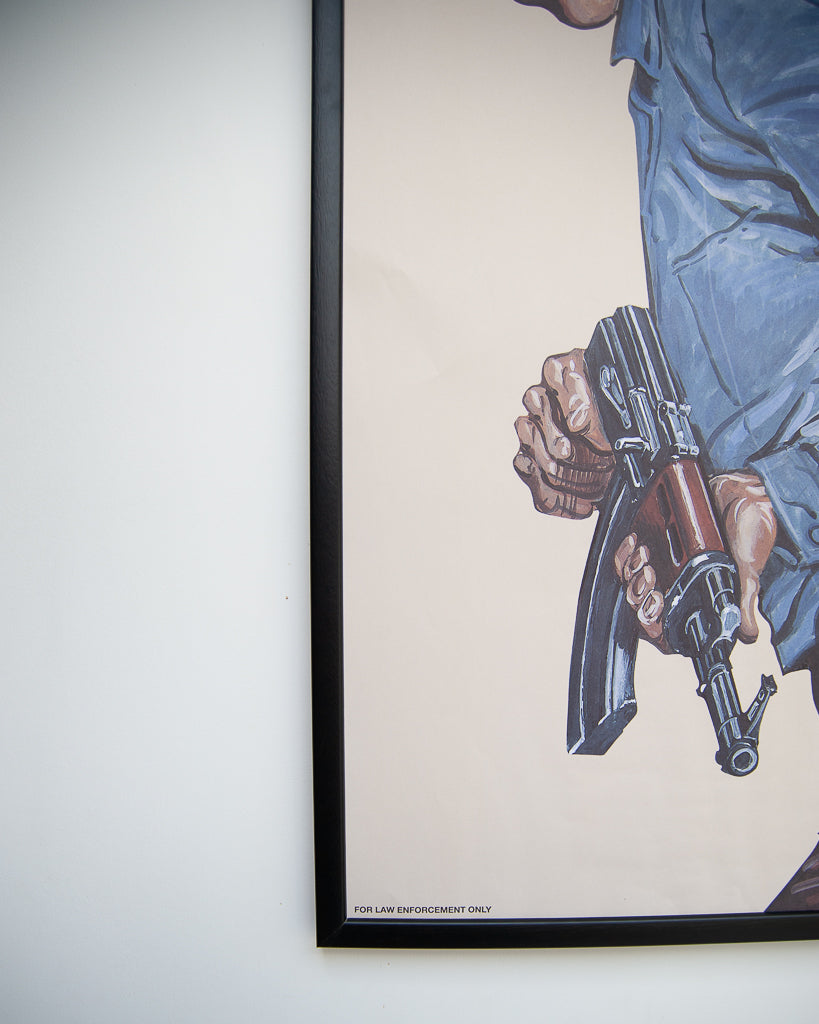 Law Enforcement Shooting Gallery Poster & Frame (PJL020)