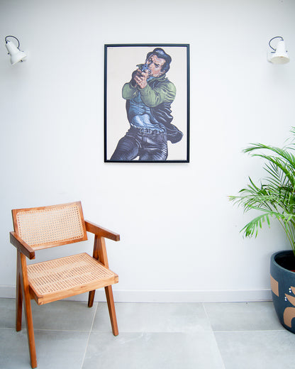 Law Enforcement Shooting Gallery Poster & Frame (PJL08)