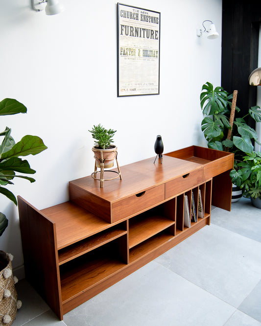 Mid Century Swedish Expandable TV / Media Unit