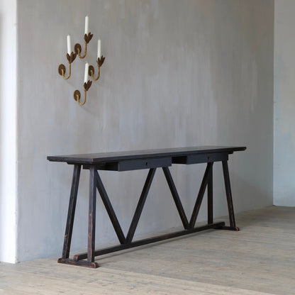 Vintage Pyramid Console Table