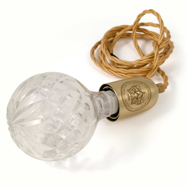 Crystal Bulb Pendant Light Pair