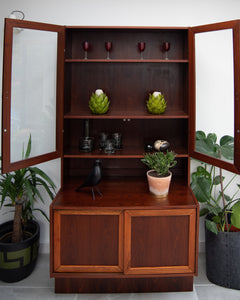 Faarup Mobelfabrik rosewood display cabinet