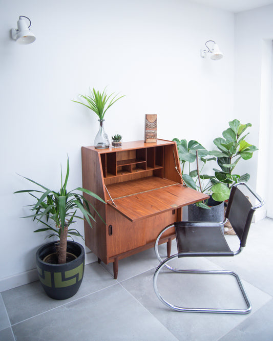 Mid Century Teak Bureau